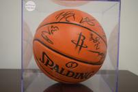 Basketball signed by 2016-2017 Houston Rockets 202//135